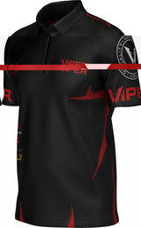 Viper Dart Shirt - Logo - Schwarz & Rot