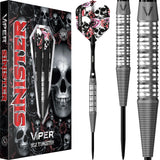 Viper Sinister Darts - Steel Tip - 95% - Sandblasted - S4 - Reverse Cut