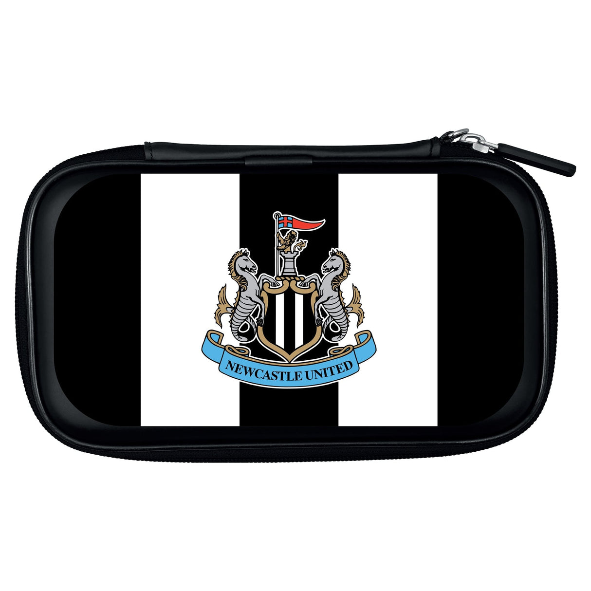 Newcastle United FC – Offiziell lizenziert – Dart-Etui – W2 – Streifen und Wappen