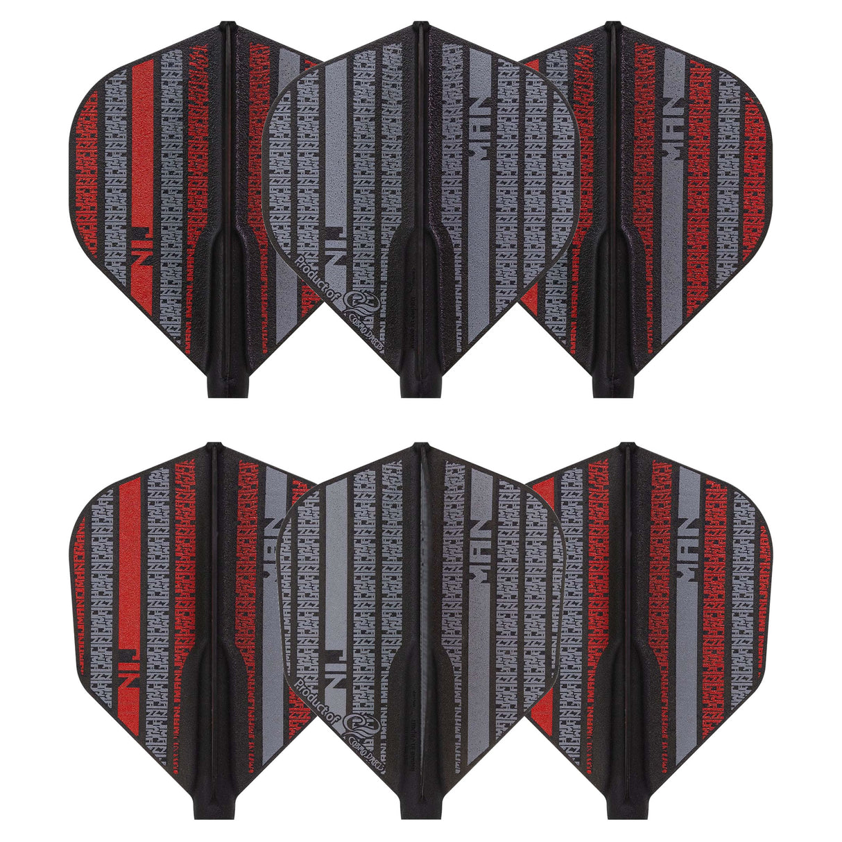 Cosmo Darts Fit Flight - Spieler - Wessel Nijman - Dunkel Schwarz