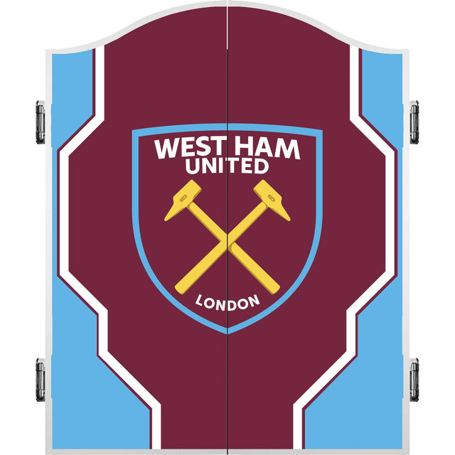 West Ham United FC - Official Licensed - Dartboard Cabinet - C3 - Geo