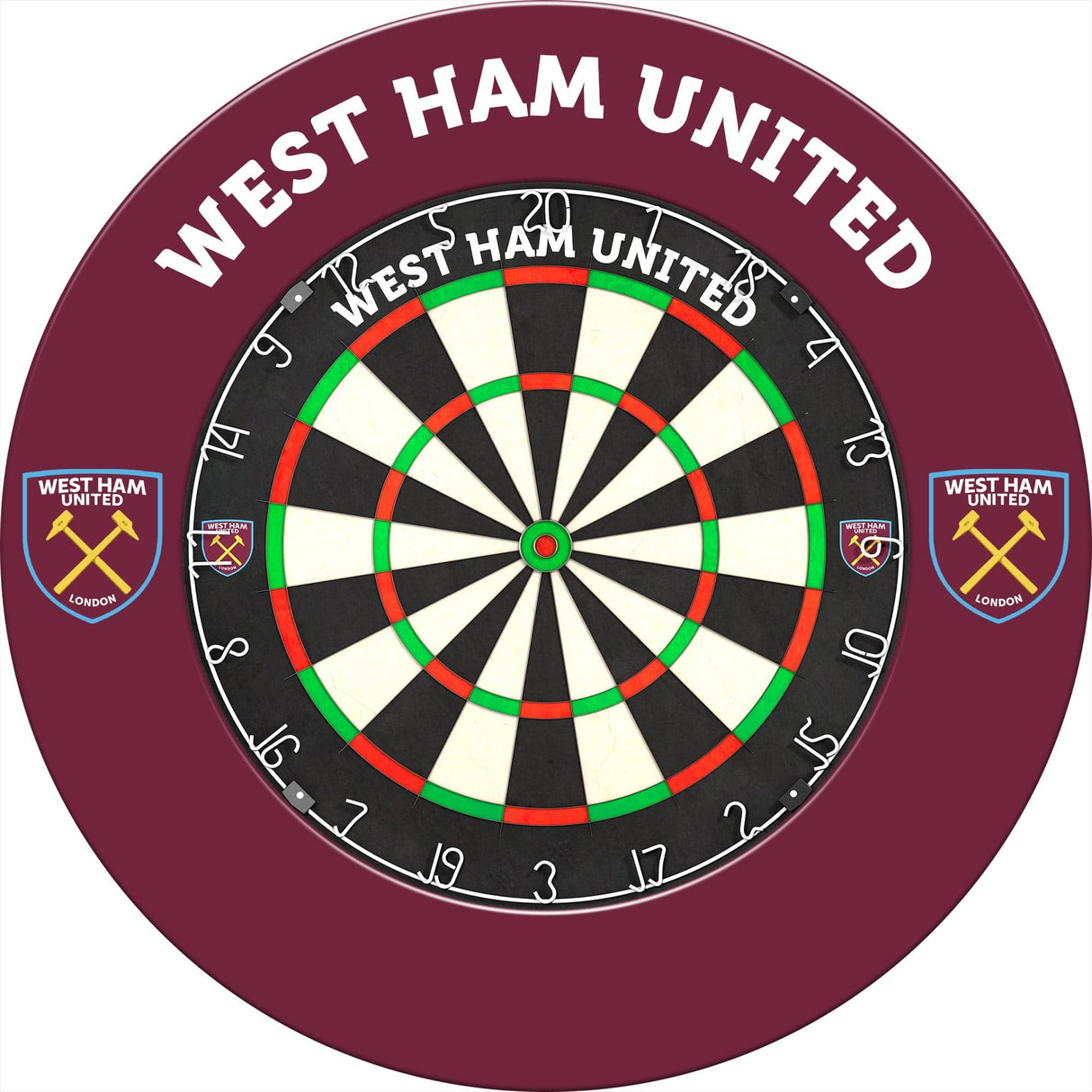West Ham United FC - Official Licensed - Dartboard Surround - S1 - Crest