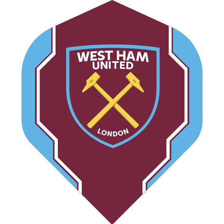 West Ham United FC - Official Licensed - Dart Flights - No2 - Std - F2 - Geo Design