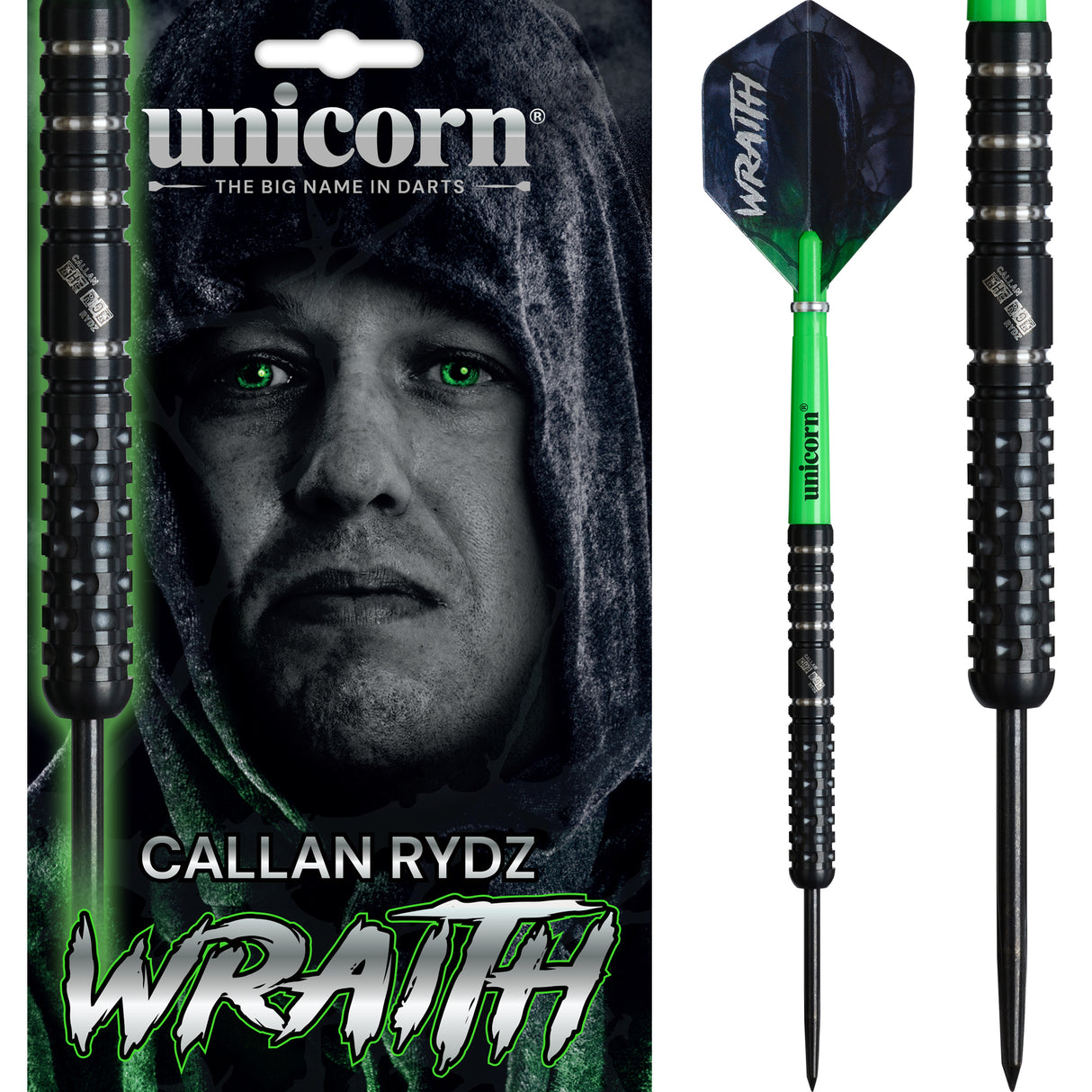 Unicorn Wraith Darts - Stahlspitze - 90% Tungsten - Callan Rydz - Phase 2