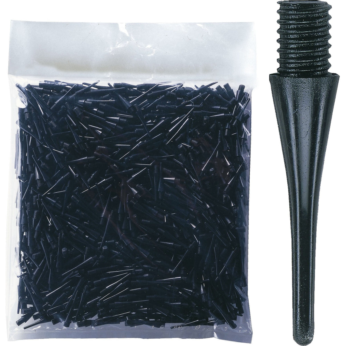Unicorn - Soft Tips - Spare Softips - Bulk Pack 1000 - Black