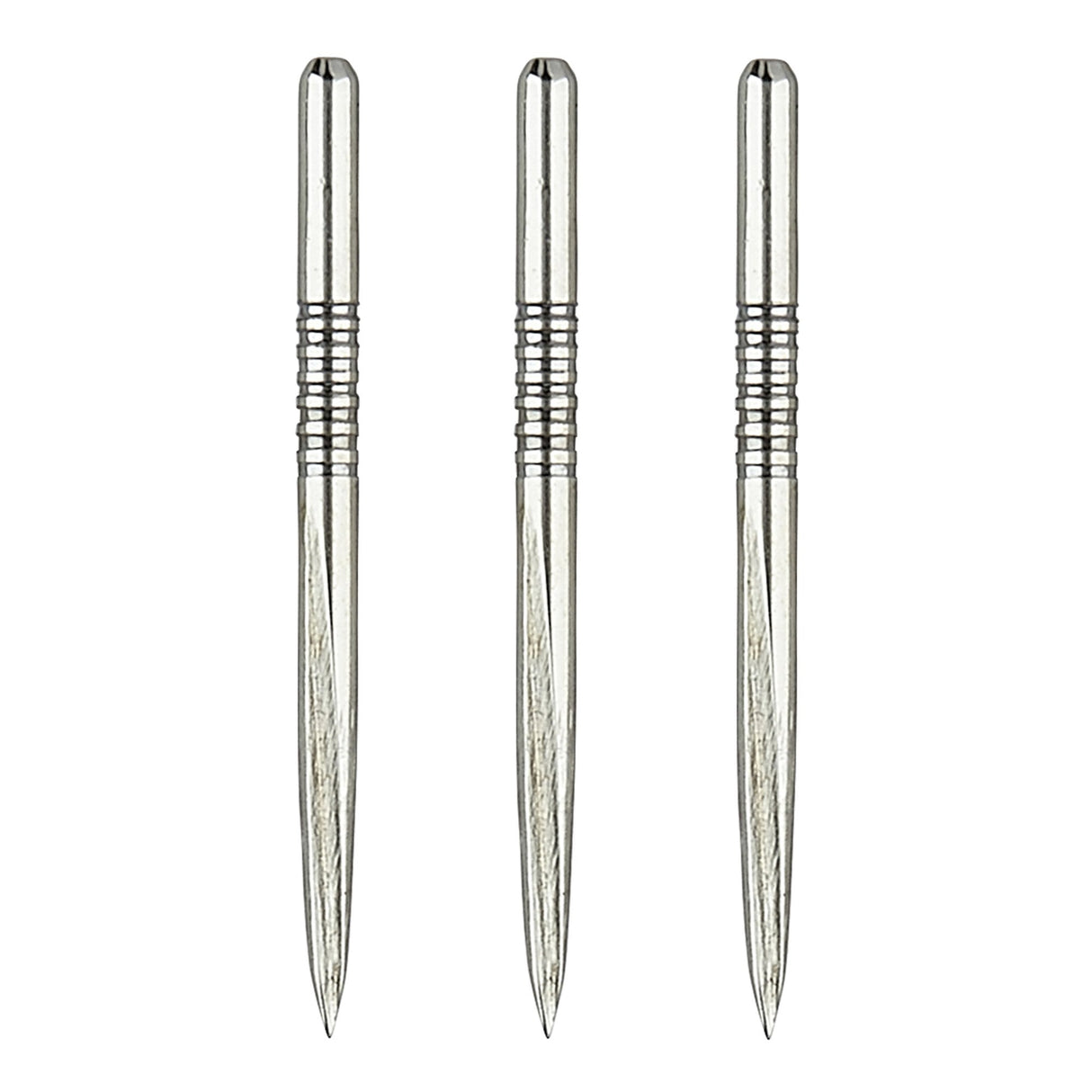 Unicorn Volute Dart Points - Steel Tip - 5 Groove - Silver  - 36mm