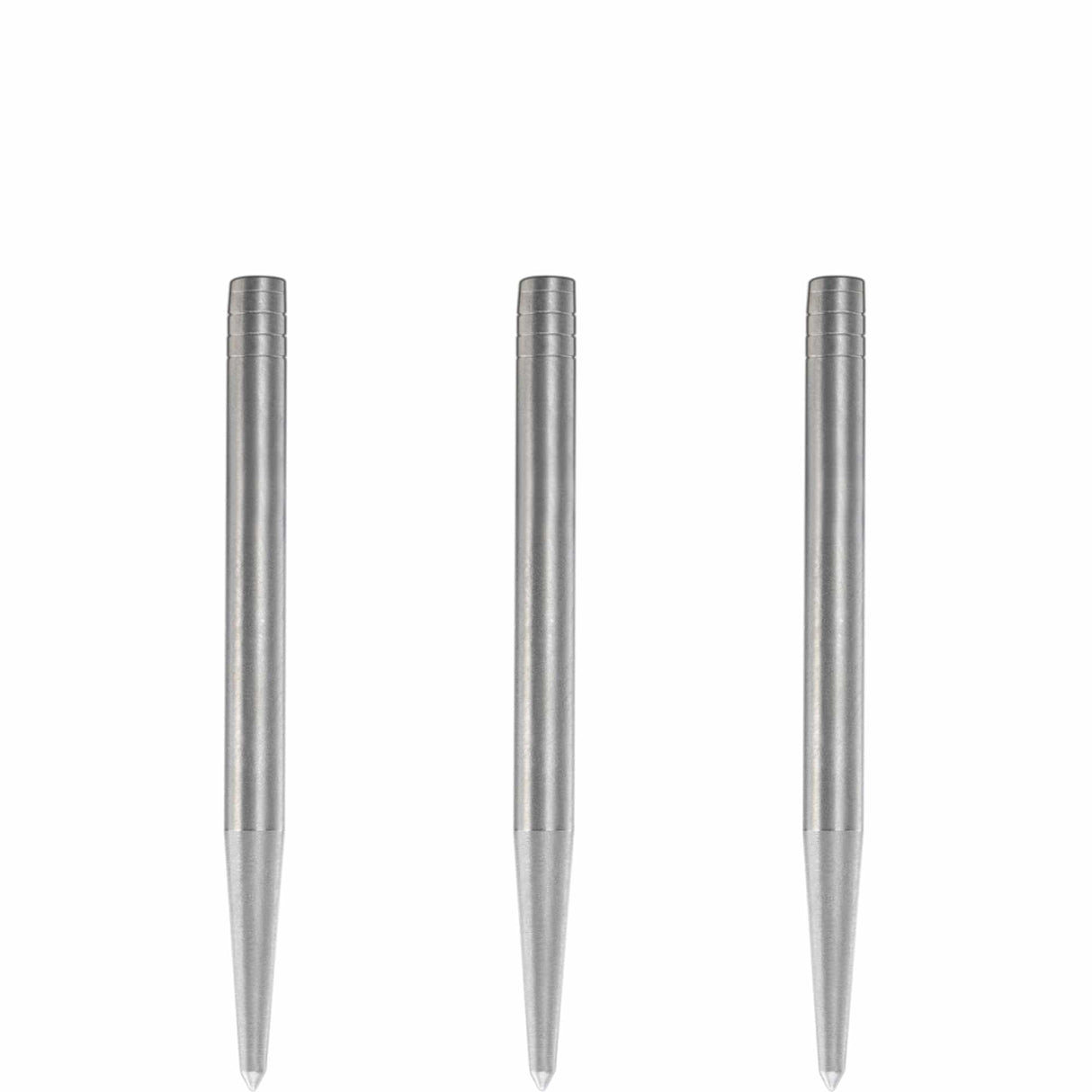 Condor Beak Dart Points - Steel Tip Replacement Points - without Cut - Smooth - Silver 32mm