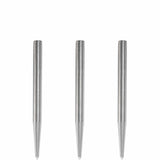 Condor Beak Dart Points - Steel Tip Replacement Points - without Cut - Smooth - Silver