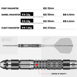 Caliburn Players Darts - Stahlspitze - 90% Tungsten - XT