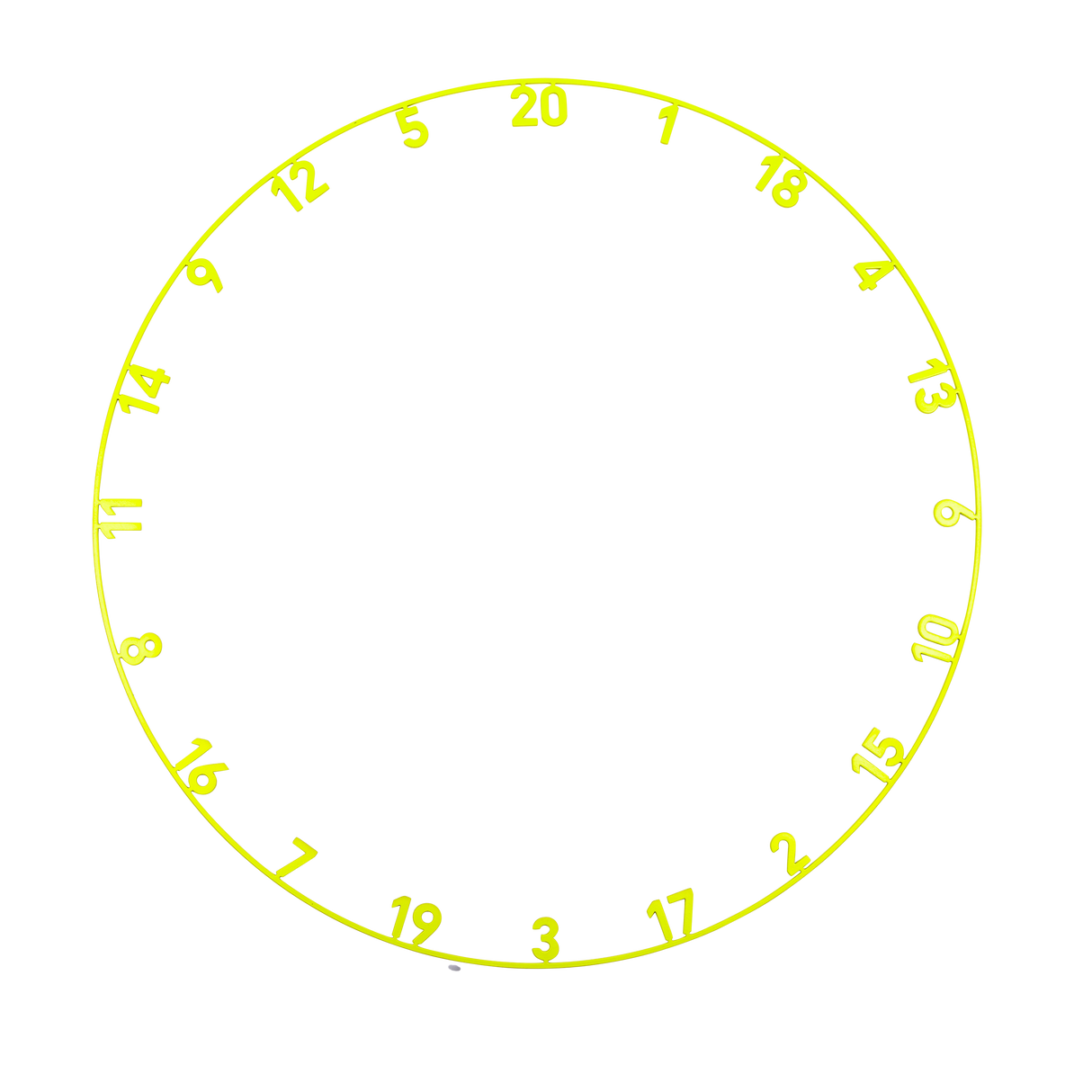 Precise 180 Nummernring - Einteilig - Farben