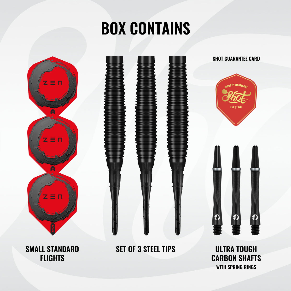 Shot Zen Darts - Welche Spitze - 90% Tungsten - Bomber