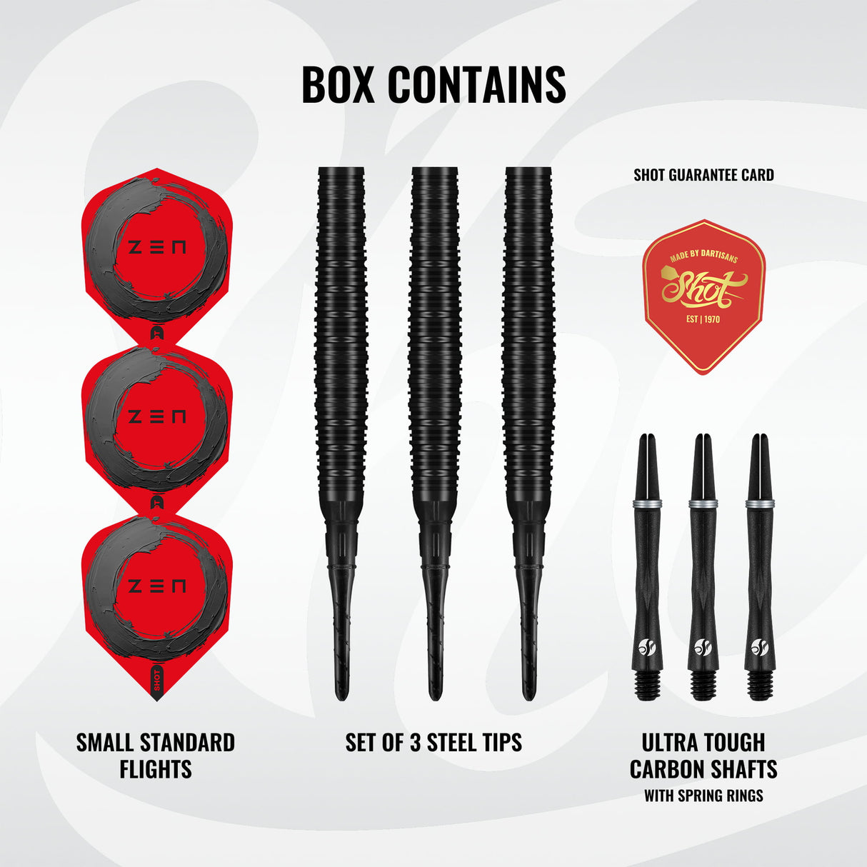 Shot Zen Darts - Welche Spitze - 90% Tungsten - Missile