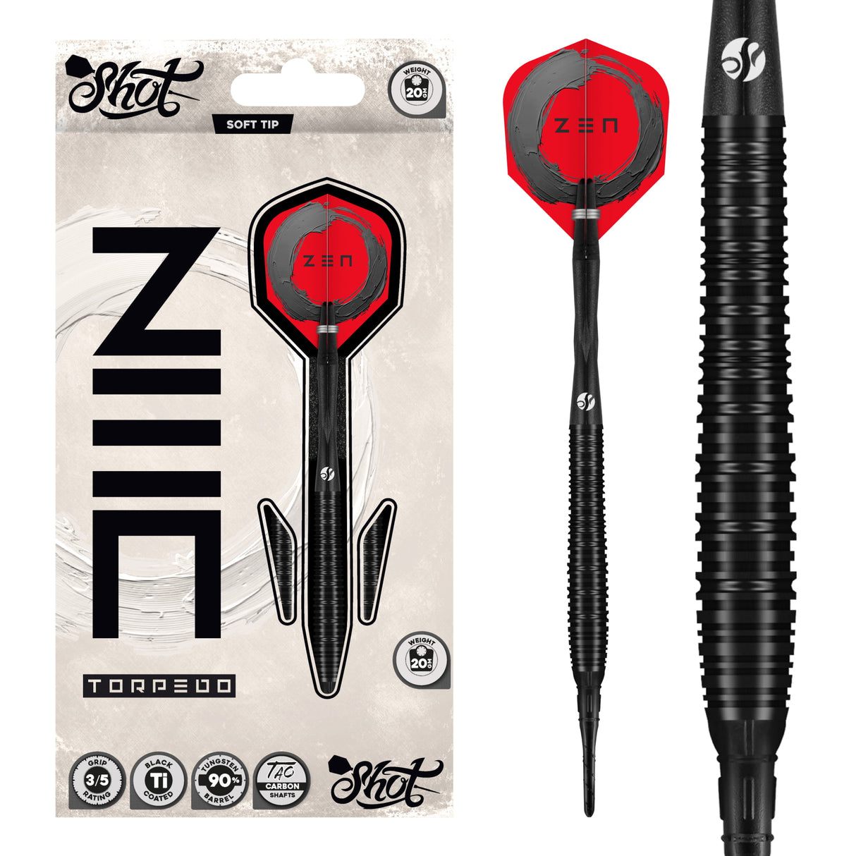 Shot Zen Darts - Welche Spitze - 90% Tungsten - Torpedo