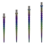 Caliburn Evo Dart Points - Ripple - No Lip - Rainbow