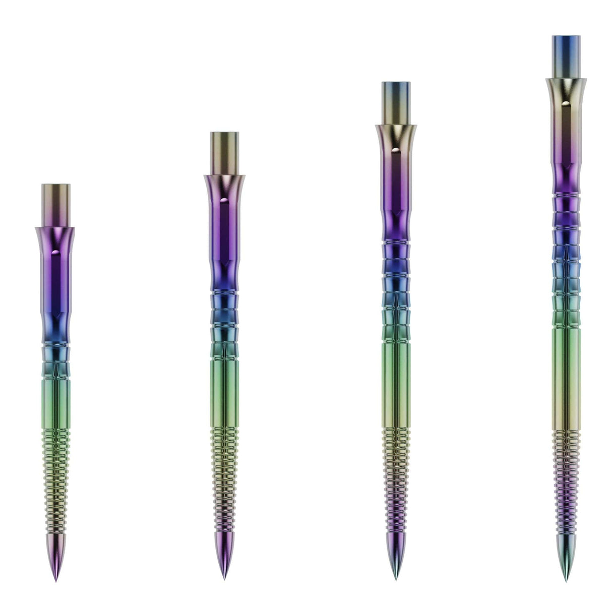 Caliburn Evo Dart Points - Bamboo - Rainbow