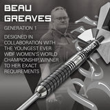Target Beau Greaves Darts - Stahlspitze - 90% Tungsten - G1