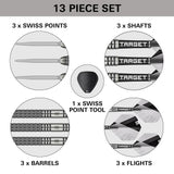 Target Beau Greaves Darts - Stahlspitze - 90% Tungsten - G1