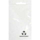 Biodegradable Clear Grip Seal Bags with Euroslot (100) - B100 - 14cm X 10cm