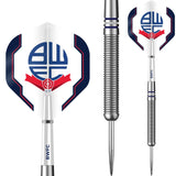 Bolton Wanderers Darts – Stahlspitze Wolfram – Offiziell lizenziert – BWFC – 24g