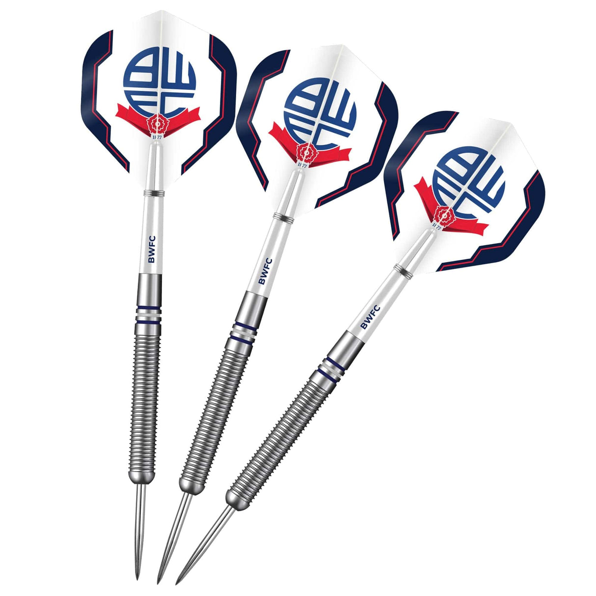 Bolton Wanderers Darts – Stahlspitze Wolfram – Offiziell lizenziert – BWFC – 24g