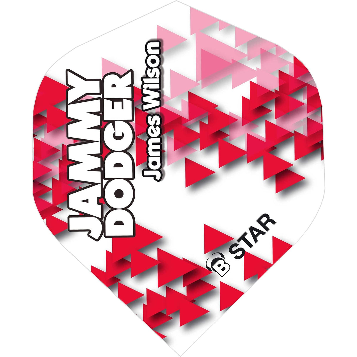 BULL'S B-Star Dart Flights - 100 Mikron - A-Std - James Wilson - Jammie Dodger
