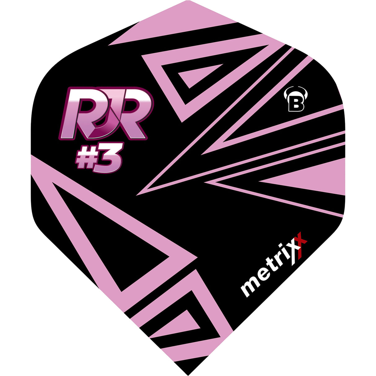 BULL'S Metrixx Dart Flights – 150 Mikron – A-Std – Rusty-Jake Rodriguez