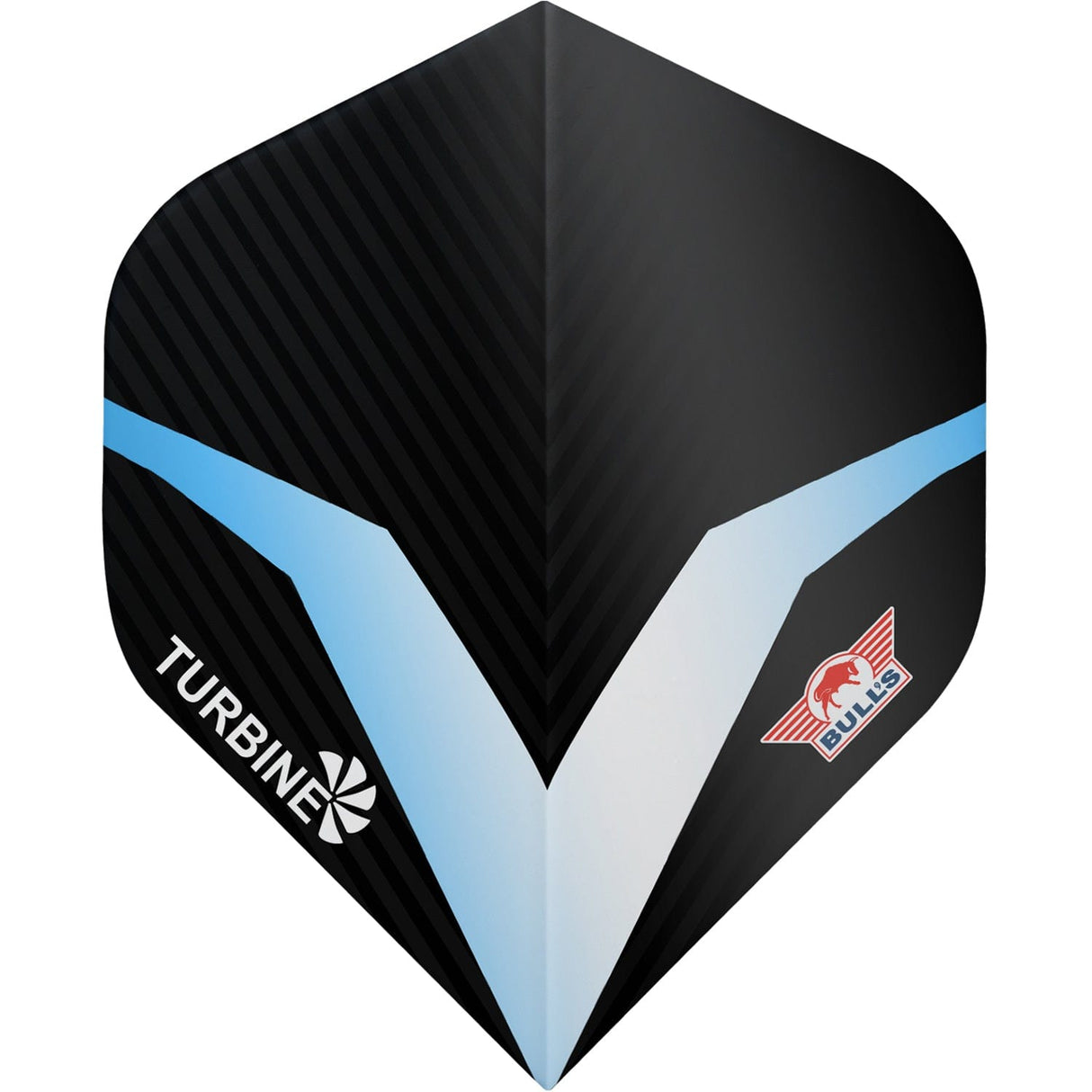 *Bulls Turbine Dart Flights - 100 Micron - No2 - Std Blue
