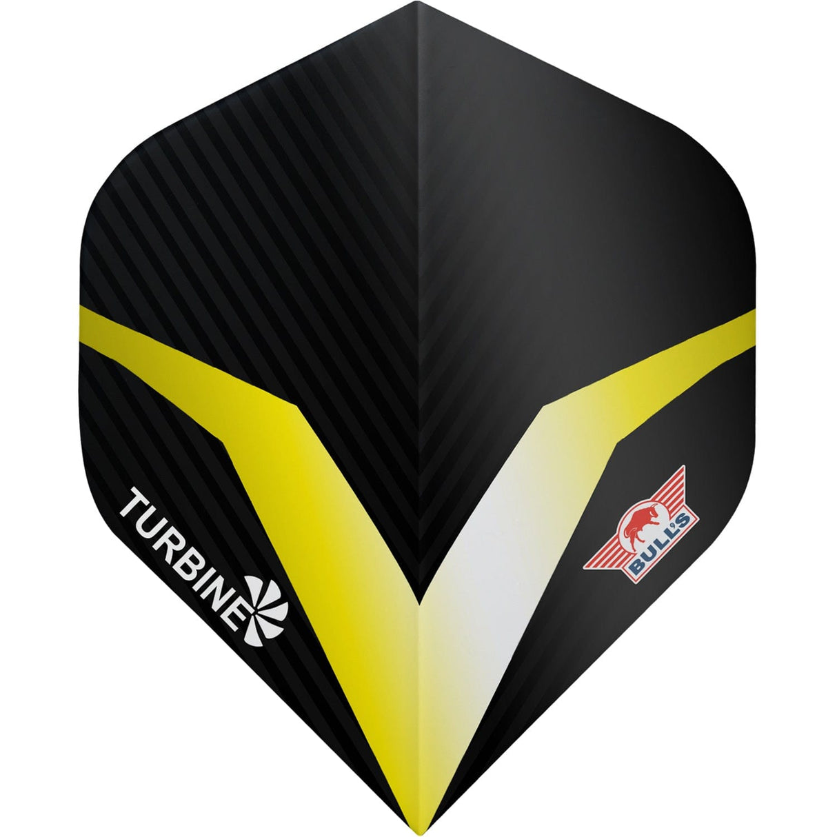*Bulls Turbine Dart Flights - 100 Micron - No2 - Std Yellow
