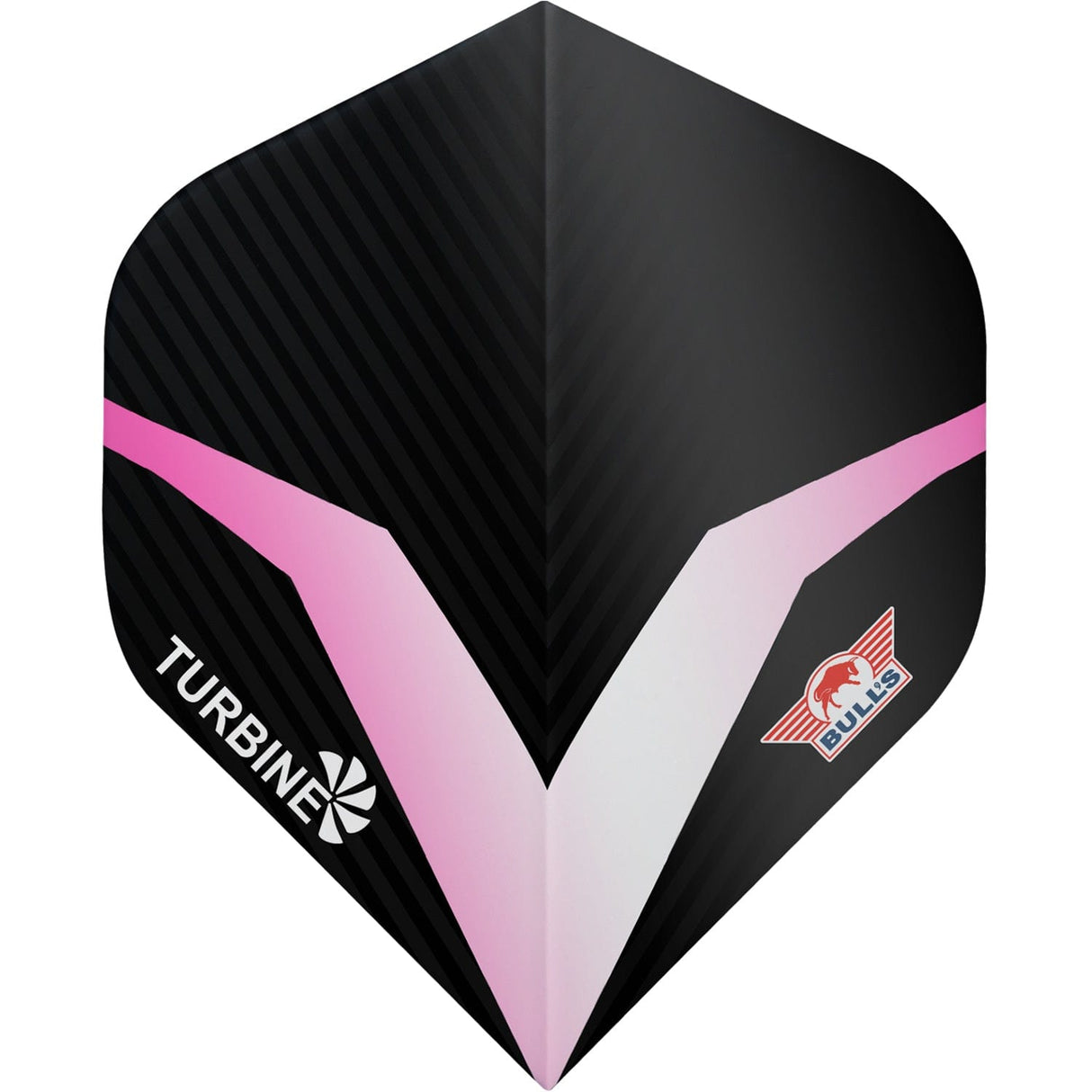 *Bulls Turbine Dart Flights - 100 Micron - No2 - Std Pink