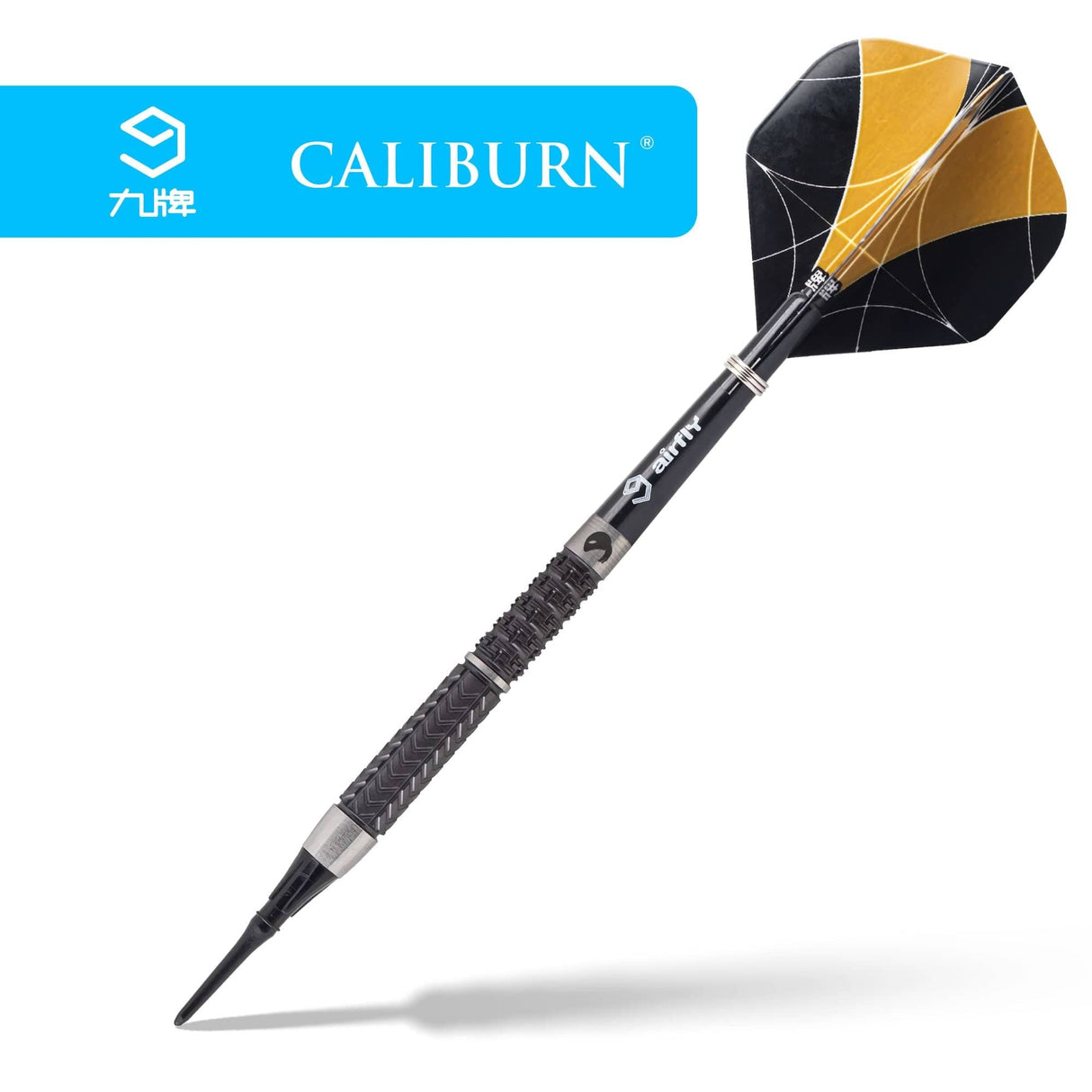 Caliburn Player Darts - Soft Tip - 95% - Black Titanium - ET II 20g