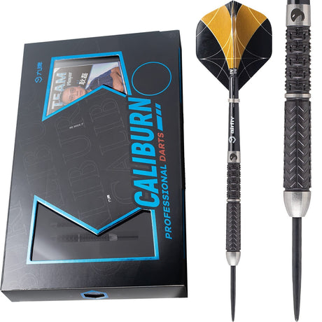 Caliburn Player Darts - Steel Tip - 95% - Black Titanium - ET II 23g