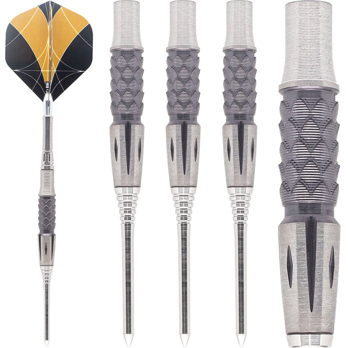 Caliburn Black Dragon Darts - Soft Tip - 97.5% - Black 19g