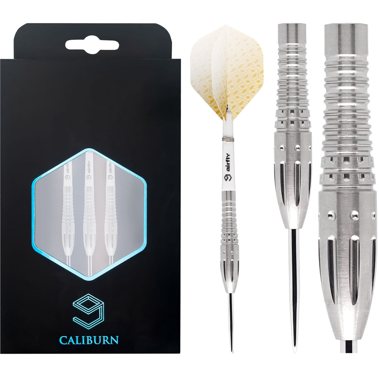 *Caliburn Cowboy Darts - Steel Tip - 90% - Natural - 22g 22g