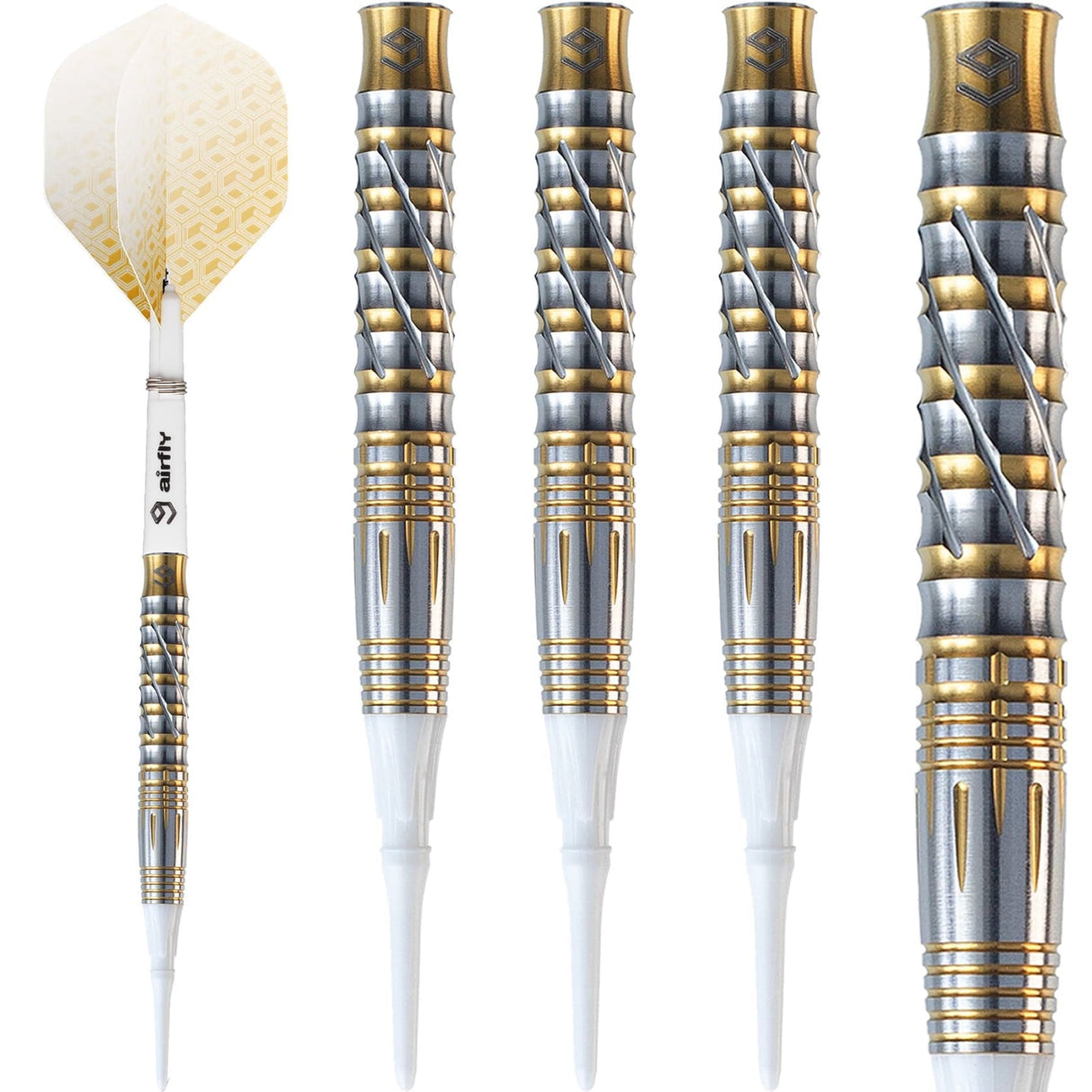 Caliburn Leopard Darts - Soft Tip - 90% - Gold