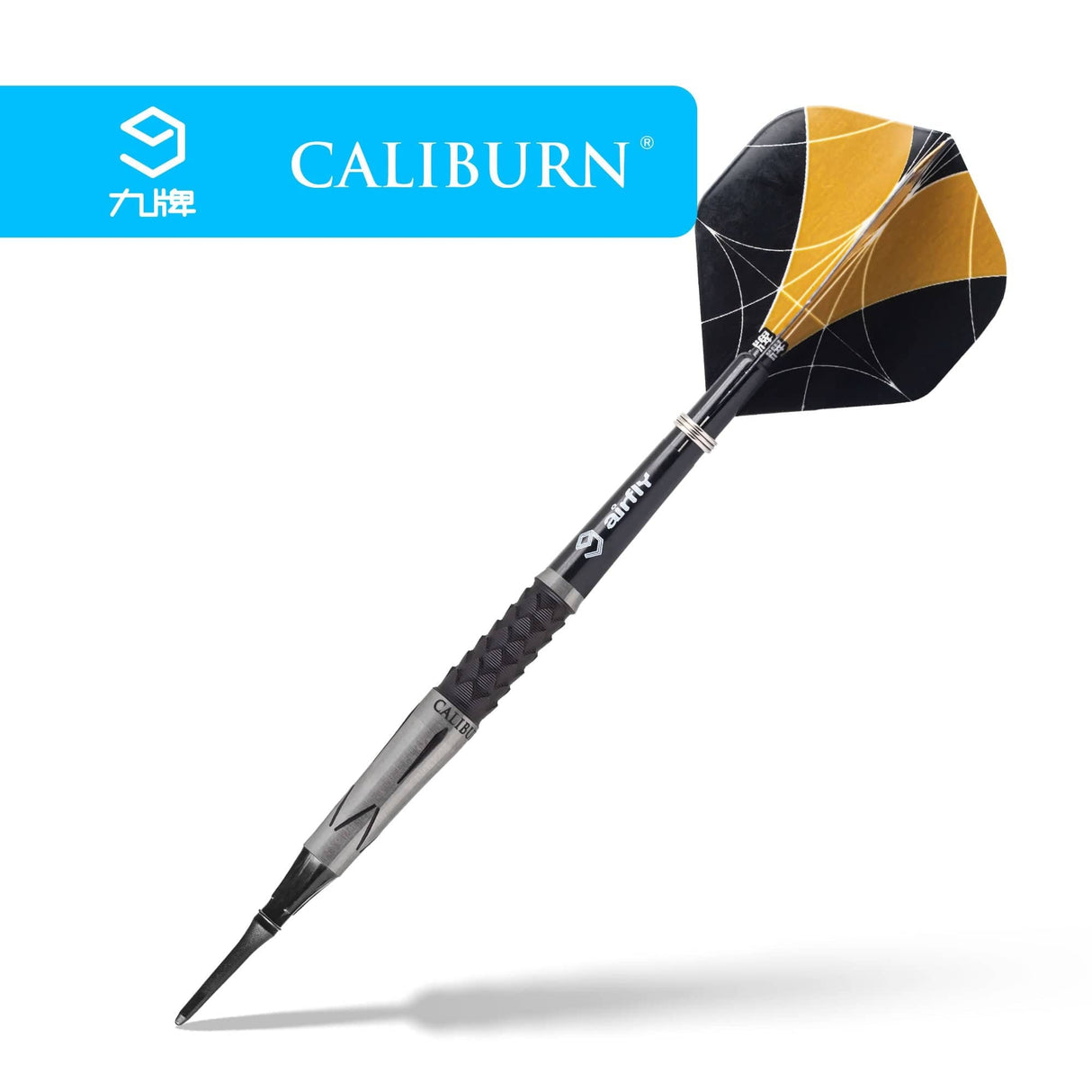 *Caliburn Player Darts - Soft Tip - 95% - Black Titanium - Mamba 19g
