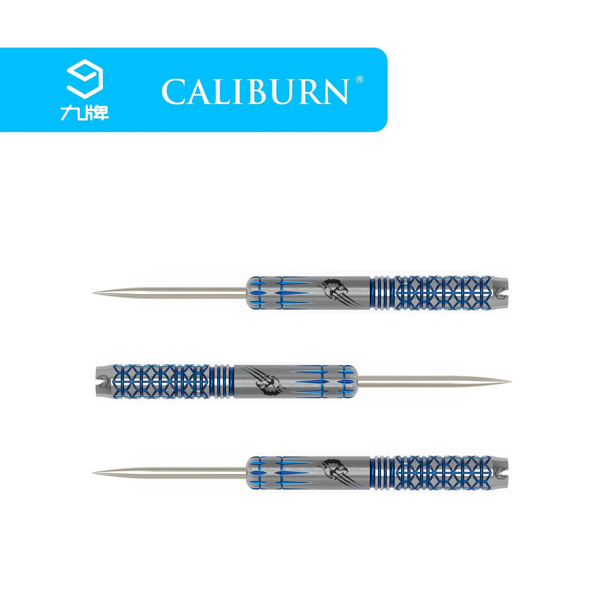 Caliburn Player Darts - Steel Tip - 95% - Electric Blue - Maverick 23g