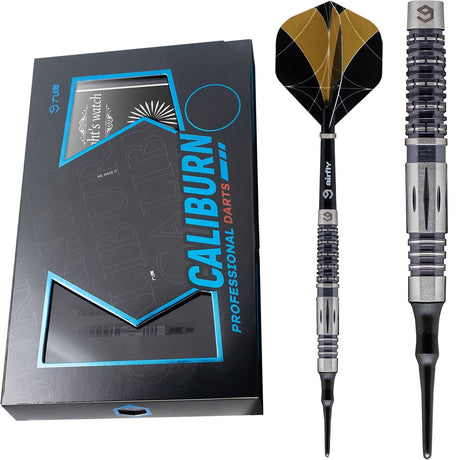 *Caliburn Nights Watch Darts - Soft Tip - 95% - N1 - Black 19g