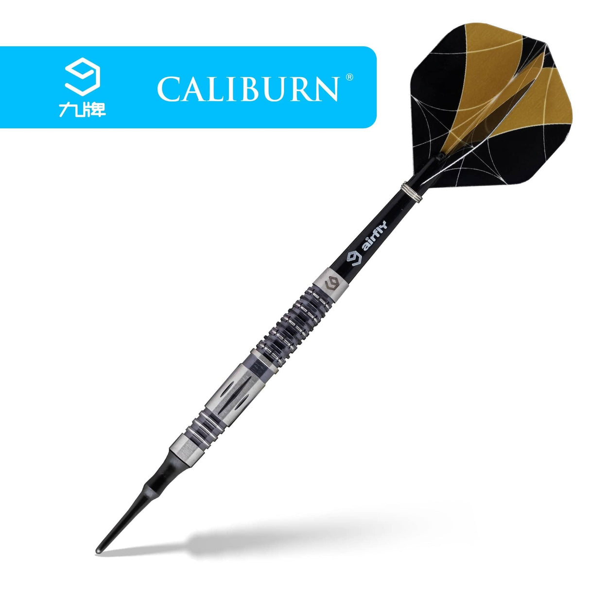 *Caliburn Nights Watch Darts - Soft Tip - 95% - N1 - Black