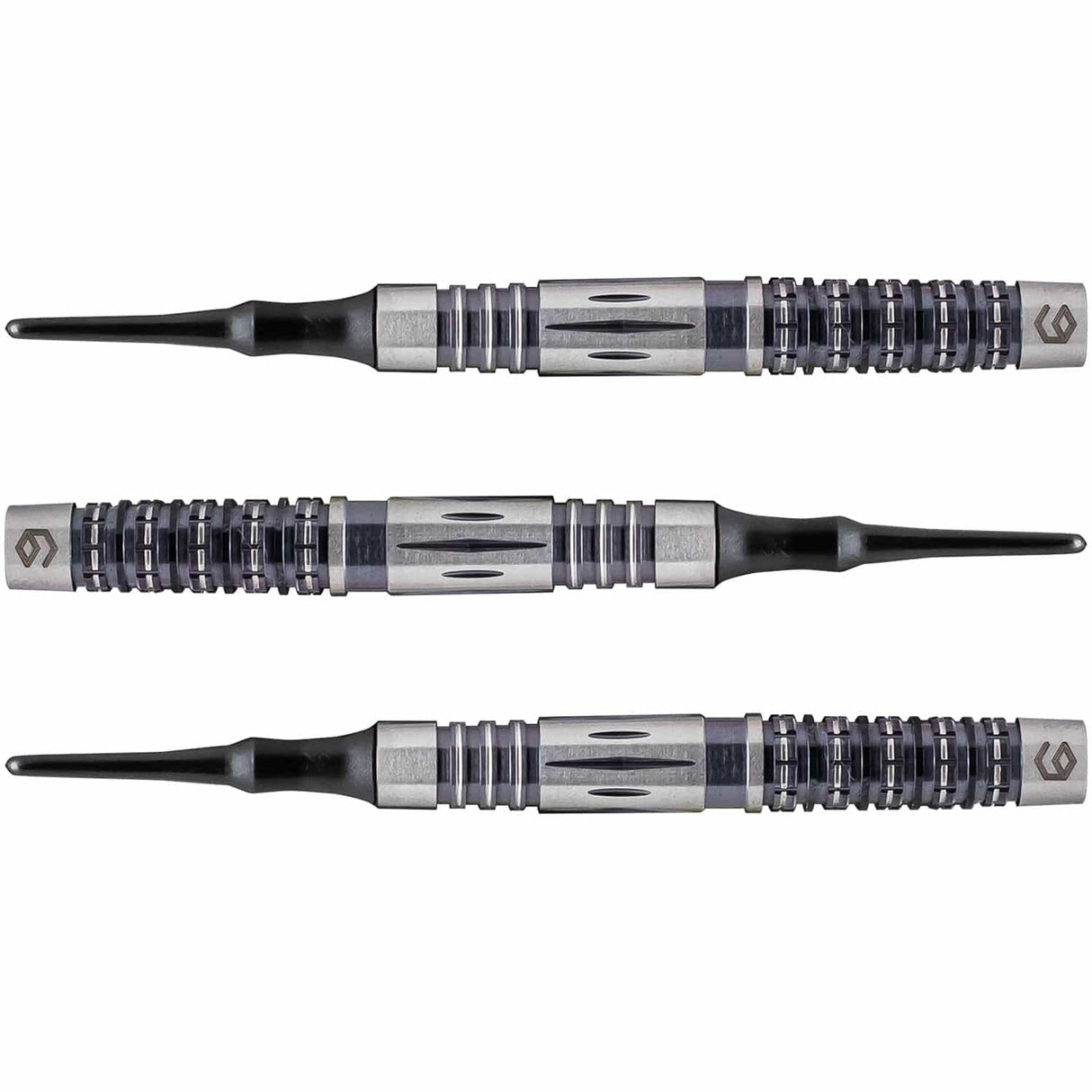 *Caliburn Nights Watch Darts - Soft Tip - 95% - N1 - Black