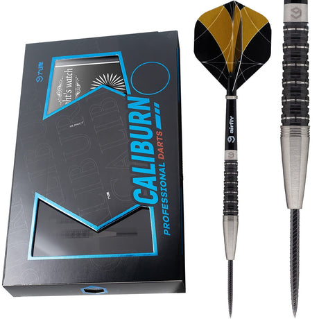 *Caliburn Nights Watch Darts - Steel Tip - 95% - N2 - Black 22g