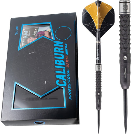 Caliburn Player Darts - Steel Tip - 95% - Black Titanium - Orca 23g