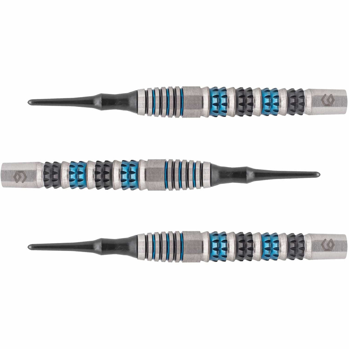 *Caliburn Ringerike Darts - Soft Tip - 90% - Black & Blue
