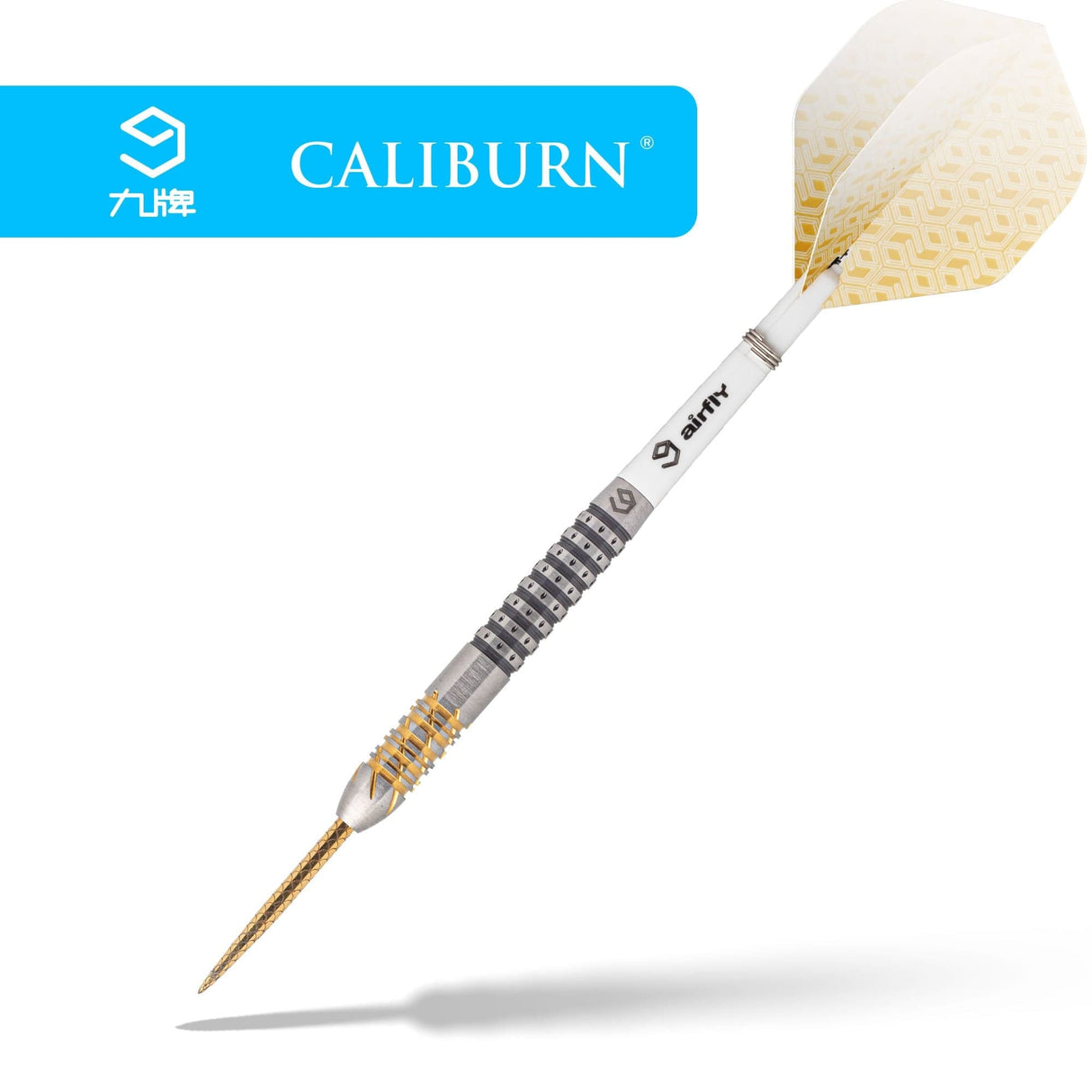 *Caliburn Player Darts - Steel Tip - 95% - Black & Gold - Sandy II 23g