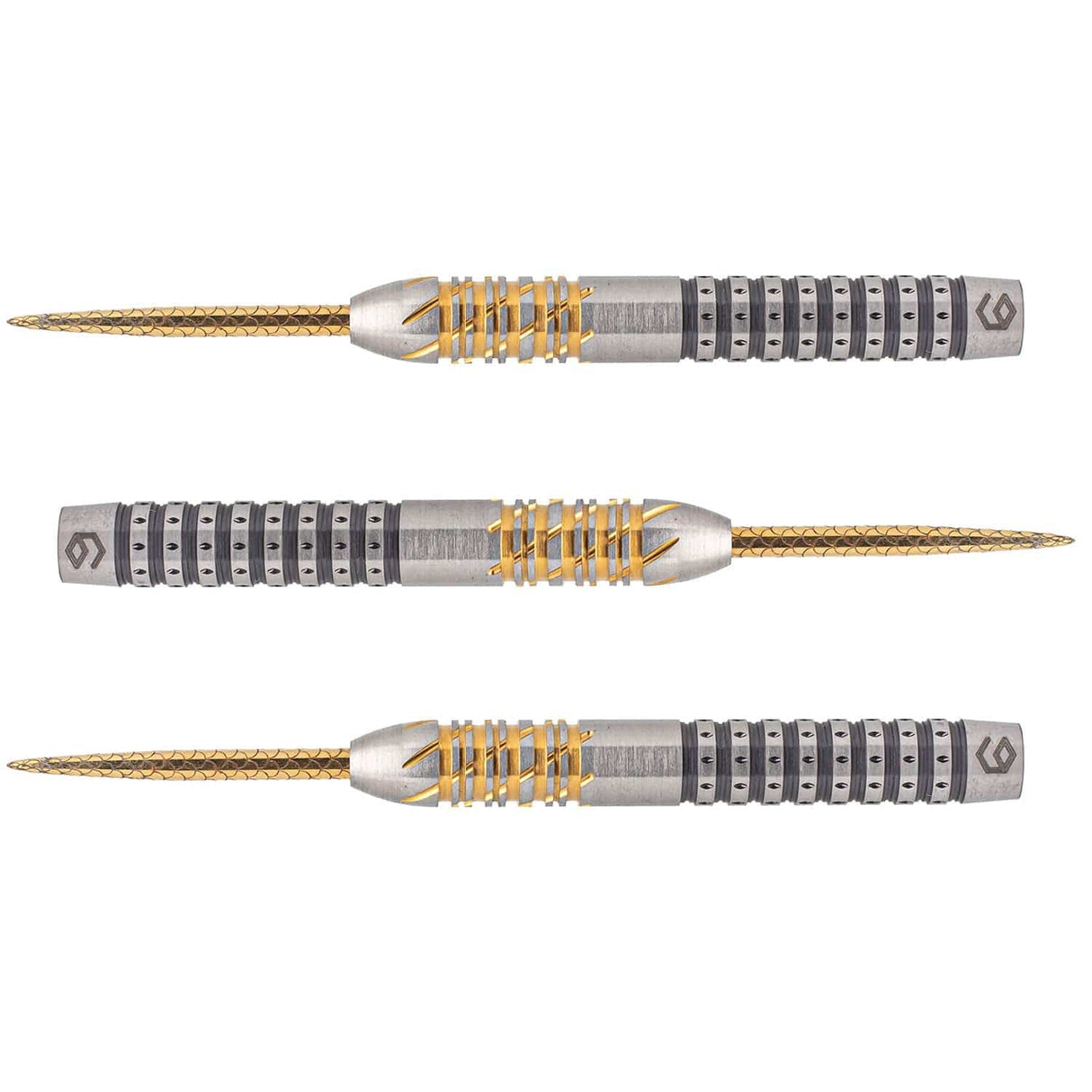 *Caliburn Player Darts - Steel Tip - 95% - Black & Gold - Sandy II 23g