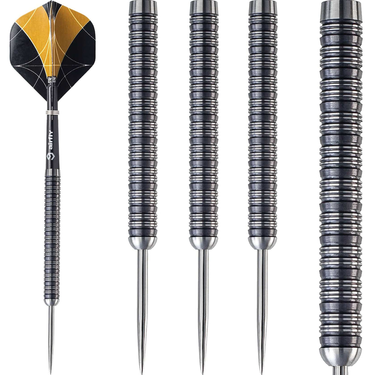 Caliburn Stallion Darts - Steel Tip - 90% - S3 - Black