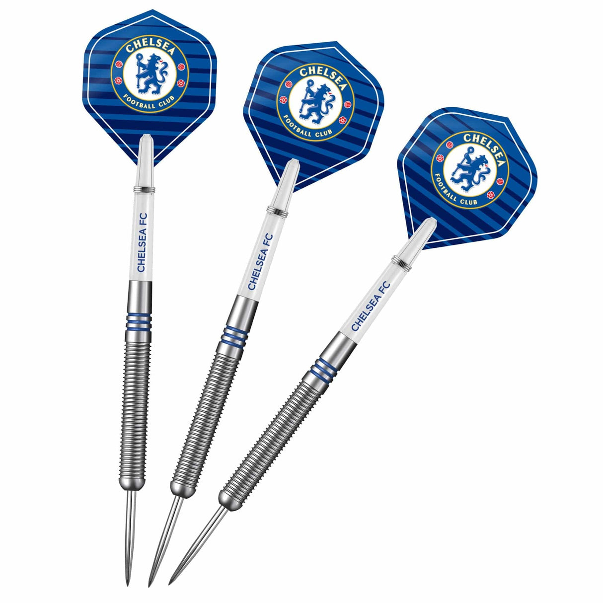 Chelsea Football Darts – Steel Tip Tungsten – Offizielles Lizenzprodukt – Chelsea FC – 24 g