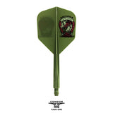 *Condor AXE Dart Flights - Get Luck - Horseshoe - Small - Olive Green
