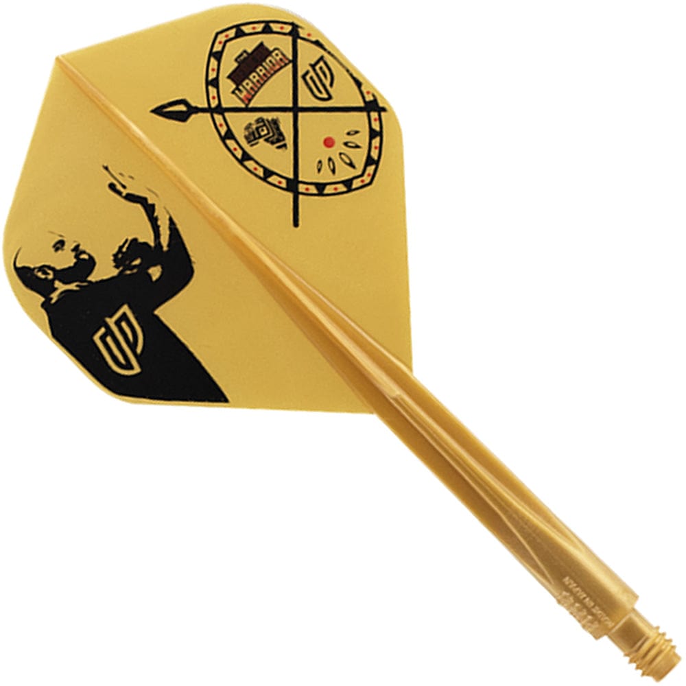 *Condor AXE Dart Flights - Devon Petersen - Standard - African Warrior - Inspiration 4 - Gold Short