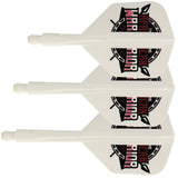 *Condor AXE Dart Flights - Devon Petersen - Small - African Warrior - Inspiration 2 - White Short