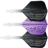 *Condor AXE Dart Flights - Small - Feather - Gradient - Mixed Short